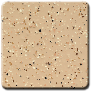 Epoxy flooring Premium Santana on Pebble Beach garage floor coating color sample